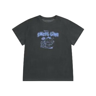 SALT AND CHOCOLATE [HAST] 甜美杯眼霜T恤 PINK韩国官网直邮进口