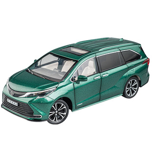 丰田塞纳合金车模儿童大号金属玩具车1:24商务车仿真汽车模型摆件