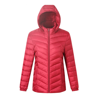 雪中飞轻薄羽绒服女短款白鸭绒