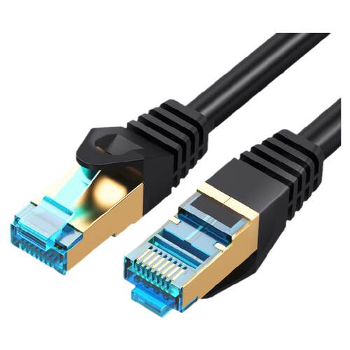威迅七类网线万兆cat7类双屏蔽跳线千兆高速家用宽带线8芯3米5m超