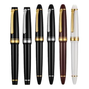 花田笔店 写乐21K钢笔大型鱼雷平顶墨水万年笔白熊猫练字送礼