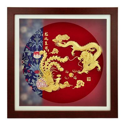 足金金箔结婚礼物订婚纪念