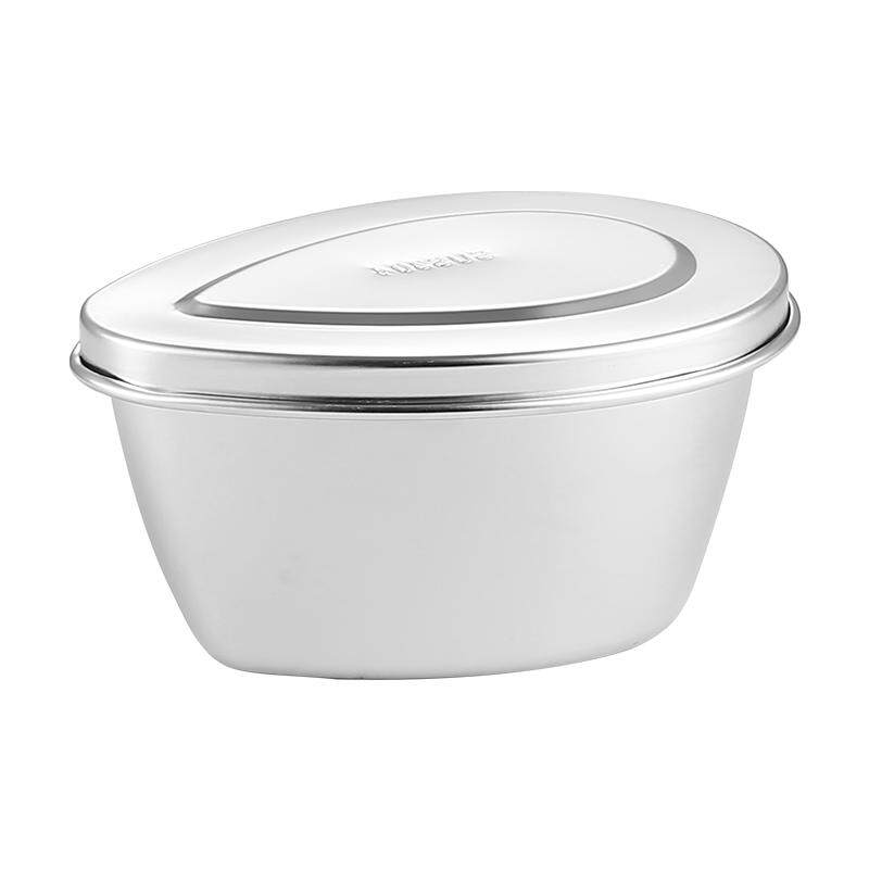 德国304不锈钢带盖水蒸蛋蒸碗耐高温家用蛋糕蒸蛋糕模具耐高温