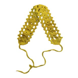 超仙~手钩编织发带复古宫廷风发饰新手材料包发箍日常外出发带