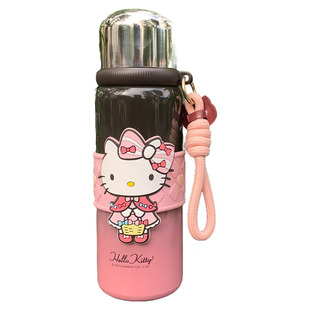三丽鸥凯蒂猫保温杯一杯三用女生吸管水杯学生儿童库洛米卡通