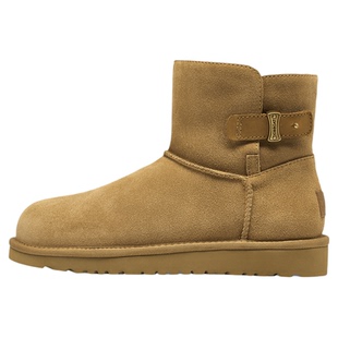 KISSCAT接吻猫小暖阳雪地靴女冬季新款毛毛靴羊毛里保暖厚底冬靴