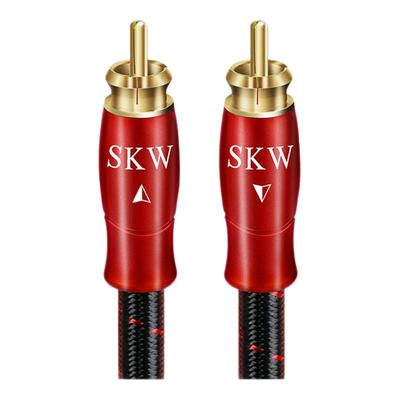 skw发烧级数字同轴线RCA音频线