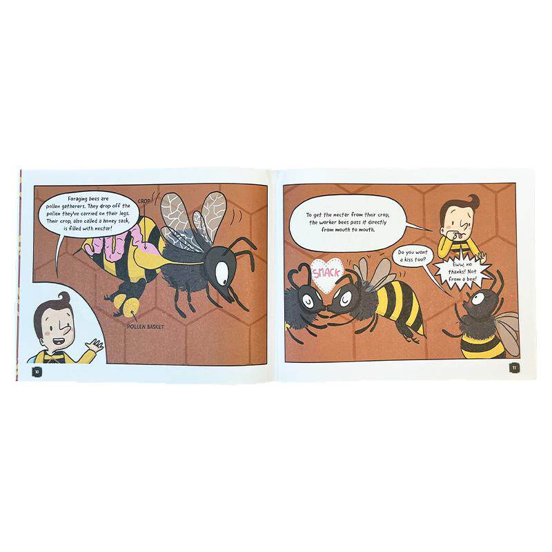 原版英文 我是小小科学家漫画系列:超级小米大发现 4册套装 科普读物 趣味阅读 全彩插图 科学世界 海洋太空身体 探索百科 赠音频