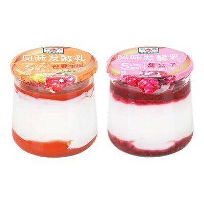 和润酸奶双层果酱130g