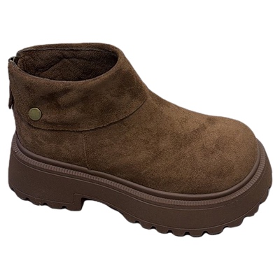 美拉德百搭显瘦休闲松糕短靴爆款