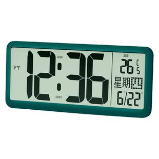 电波数字时钟闹挂两用大屏办公室学校教室专用家用电子钟挂墙创意