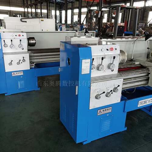 奥腾小型CD6136x750普通车床 全新马鞍车床C6140D 教学台式车床