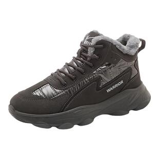 回力男鞋老人棉鞋男款冬季加绒加厚中老年人爸爸鞋子男士雪地靴男