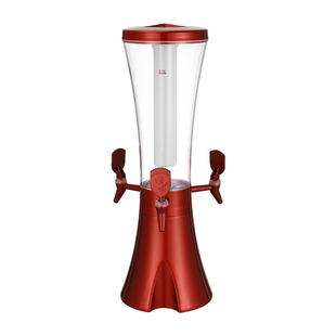 酒炮酒吧专用三头可乐桶扎啤酒炮扎啤炮桶3升带龙头酒泡器啤酒桶