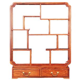 博古架小多宝阁茶壶架子桌面摆件展示架茶具收纳置物架实木古董架