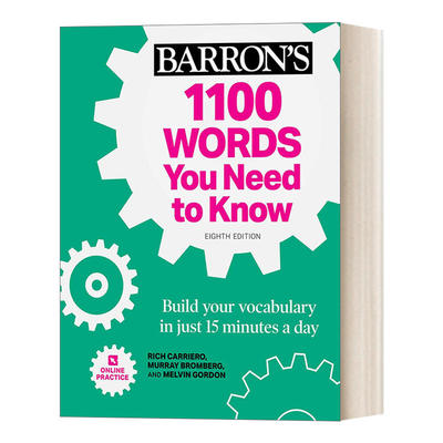 英文原版 1100 Words You Need to Know+Online Practice 1100个你需要知道的单词 第8版 含线上练习题 英文版 进口英语原版书籍