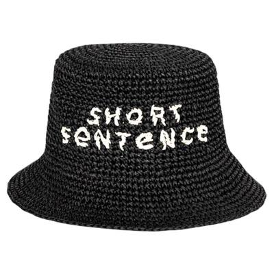 SHORTSENTENCE编织渔夫帽