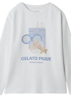 gelato pique26春夏新品女睡衣洗涤动物长袖T恤居家PWCT261347