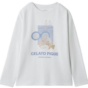 gelato pique26春夏新品女睡衣洗涤动物长袖T恤居家PWCT261347