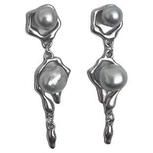 keshi无核海水野生珍珠925银款耳钉耳坠克旭福利款合集