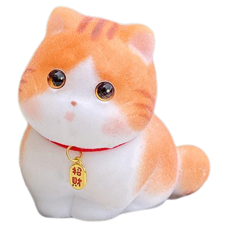 故宫大橘猫植绒猫咪食品级硅胶捏捏乐宫廷博物馆周边情人节礼物