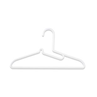 日本加厚护领衣架家用塑料晾衣架小领口挂衣服撑子无痕防滑防肩角