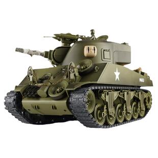 超大遥控坦克谢尔曼可冒烟电动履带式儿童男孩越野车玩具模型