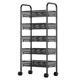 厨房置物架小推车落地多层蔬果篮浴室卫生间多功能零食储物收纳架