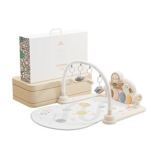 新生儿见面礼盒实用送宝宝满月礼物婴儿脚踏钢琴英氏健身架高端