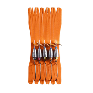 防挂底德州钓组成品绑好倒钓套装路亚曲柄钩软饵t尾鳜鲈鱼钩线组