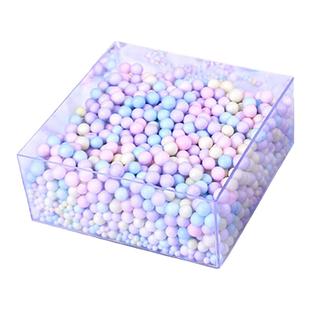 梦幻流星泡沫球伴手礼品马卡龙色填充物小颗粒星空圆球礼品盒装饰
