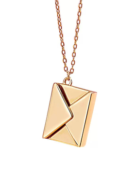 纯银韩版表白锁骨链送女友礼物