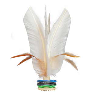 毽子运动专用成人毽球踢毽子键子耐踢比赛儿童小学生大白腱健踺子