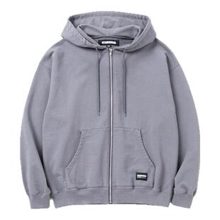 折扣NEIGHBORHOOD CLASSIC SWEAT ZIP 做旧宽松T恤卫衣外套25AW