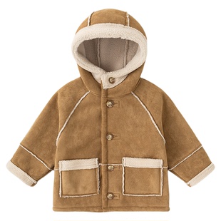 嘟嘟家宝宝外套女宝风衣冬季上衣小女孩好看衣服女童大衣儿童童装