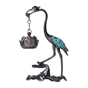 仙鹤游香炉莲花吊炉创意家用摆件室内香薰炉小祥云沉香檀香熏香炉