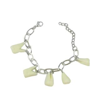 他人即地狱同款牙齿手链 李栋旭钛钢不掉色徐文祖真人牙定制饰品