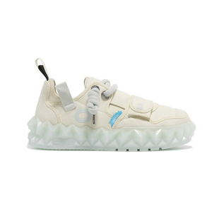 OETZI冰人奥兹丑萌鞋厚底果冻小白鞋女春秋款帆布鞋男商场同款