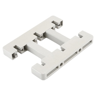 白灰色母线框三相单排双排铜排间距80-120mm高低压配电柜垂直线夹