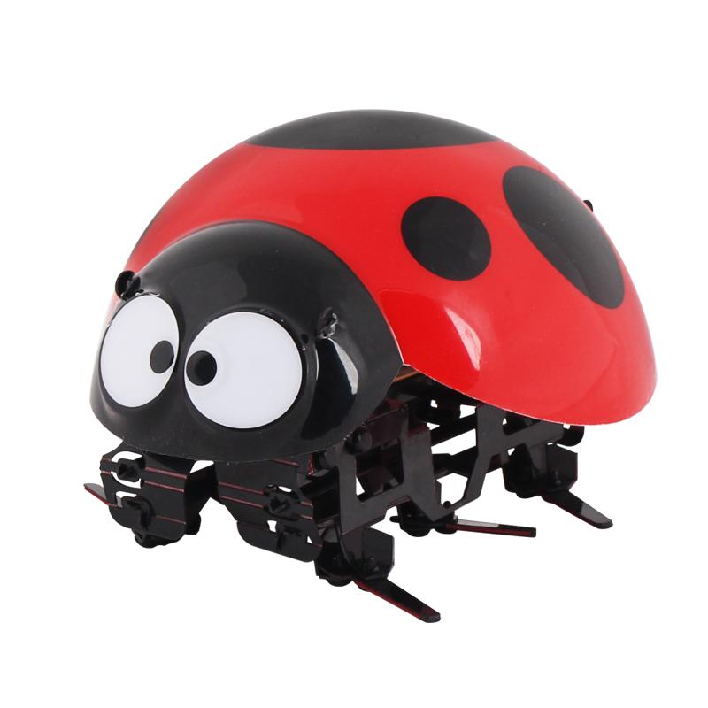 七星瓢虫玩具遥控昆虫动物机器人电动毛毛虫益智女孩儿童男孩男童
