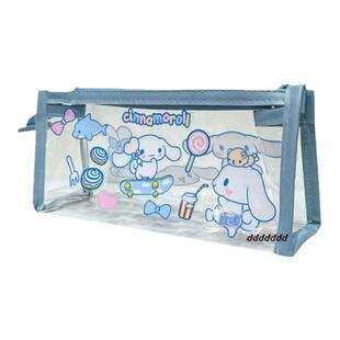 笔袋ins日系透明笔袋女生小众大容量文具盒女韩版可爱高颜值笔袋