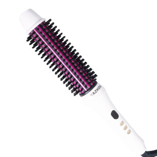 短发内扣卷发器打理神器卷发棒女电卷梳直发梳不伤发两用蓬松刘海