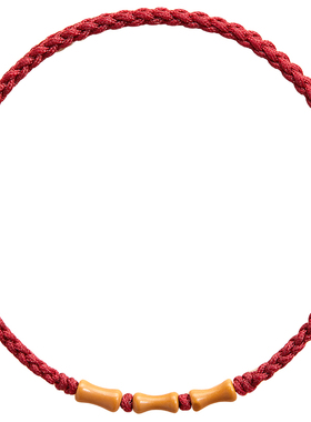 普陀山2026马年桃木红绳