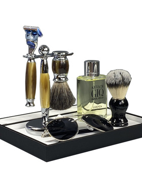 男士卫浴配饰胡须刀组合花艺托盘