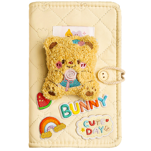 现金存钱本2026新款存钱夹钱册可放一万防水存单夹票据专用夹5万大容量存折支票收纳袋子理财纪念钞存钱夹