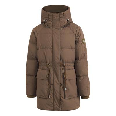 宽松羽绒服女士美特斯邦威