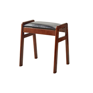 实木换鞋凳橡木客厅坐凳穿鞋凳家用门口软包坐垫入户凳小凳子脚凳