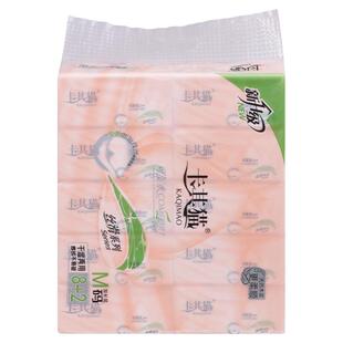 卡其猫抽纸可湿水大包实惠装抽取式纸巾家用整箱400张餐巾纸B433
