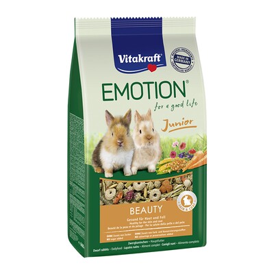 VK卫塔卡夫  Emotion 幼兔美毛配方粮兔饲料兔粮营养粮 600g/100g