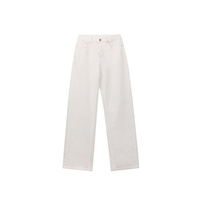 MANNALA丨“走直线”早秋款石磨缝制工艺佰搭显瘦直筒牛仔裤Q9329